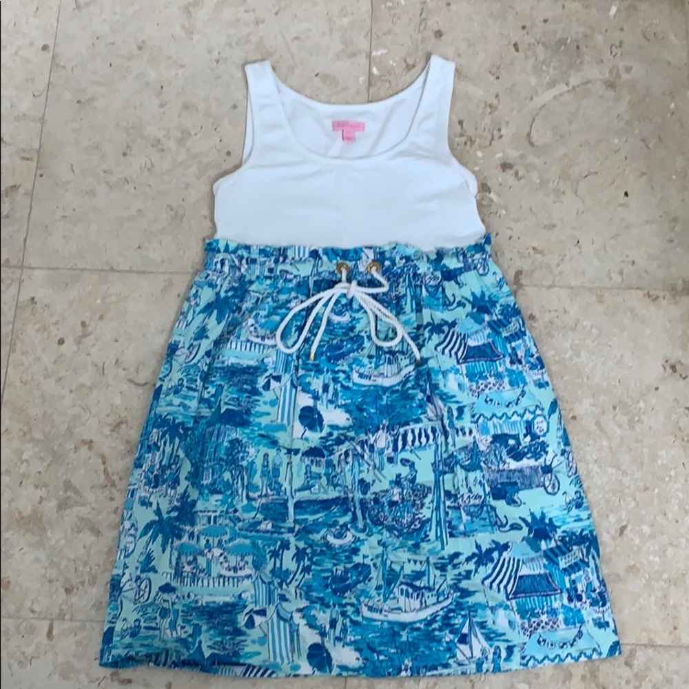 Lilly Pulitzer Nettie toile print dress size small